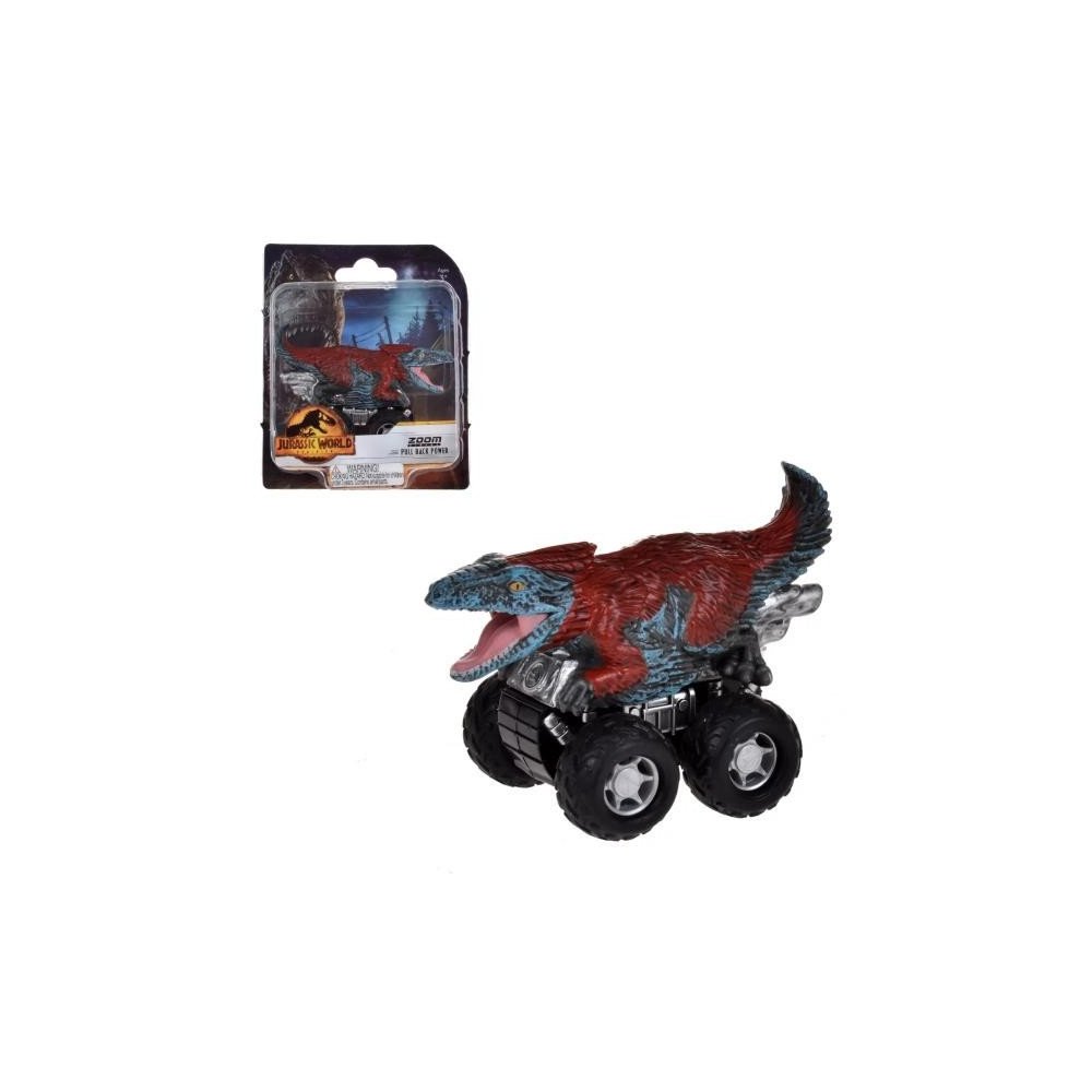 DINOSAURIO VEHICULO PULLBACK JURASSIC WORLD DOMINION – PYRORAPTOR