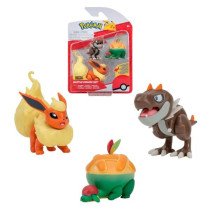 battle figure set pokemon flareon tyrunt appletun | Juguetes