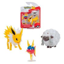battle figure set pokemon carvanha jolteon wooloo | Juguetes