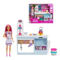 BARBIE SET DE REPOSTERÍA PARA DECORAR | Juguetes