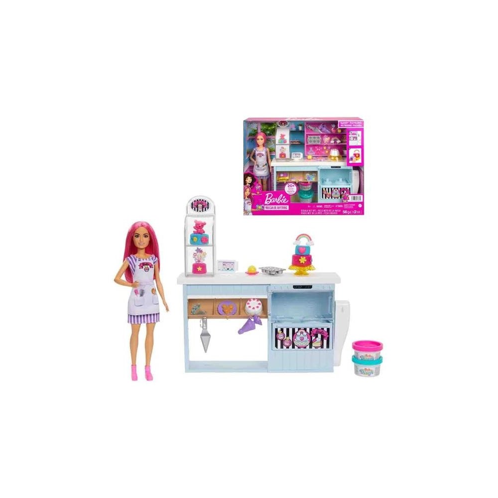 BARBIE SET DE REPOSTERÍA PARA DECORAR | Juguetes