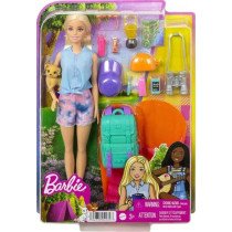 Barbie Muñeca Malibu ¡Vamos de Acampada! | Juguetes