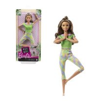 BARBIE MOVIMIENTOS DIVERTIDOS CASTAÑA | Juguetes