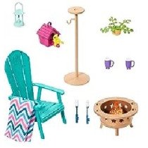 Barbie Accessories Furniture Outdoor in White | Juguetes