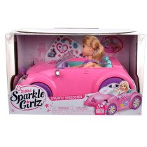 Auto con muñeca sparkle | Juguetes