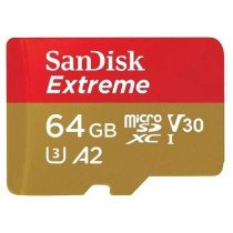 Tarjeta de Memoria Micro SD 64gb U3 Sandisk Extreme