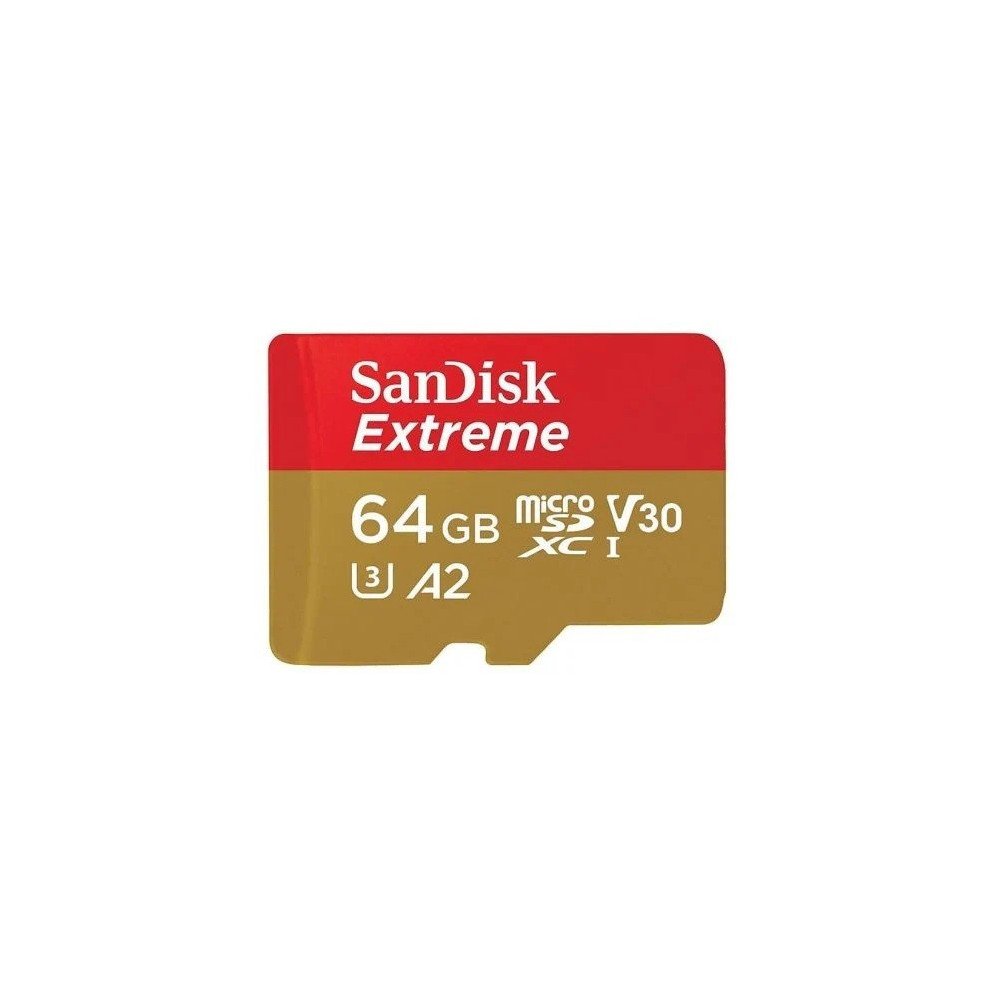 Tarjeta de Memoria Micro SD 64gb U3 Sandisk Extreme