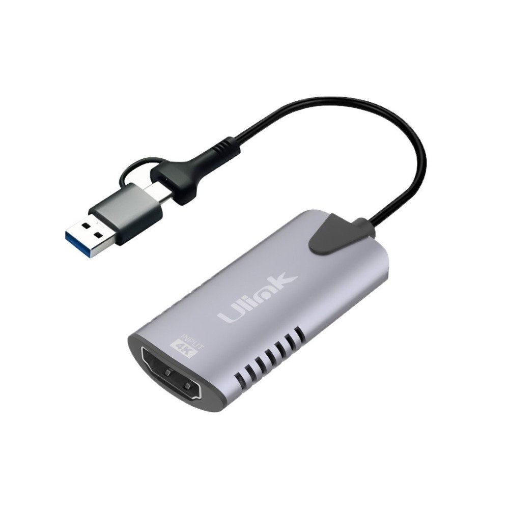 Tarjeta capturadora de video HDMI 4K a USB C/USB3.0 / ULINK