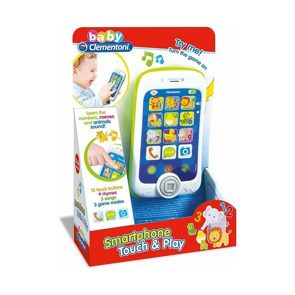Smartphone táctil y play para bebés Clementoni