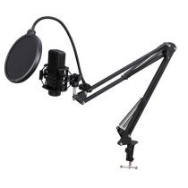 SET MICRÓFONO CON BRAZO PHILCO 26PLCKIT70 NEGRO