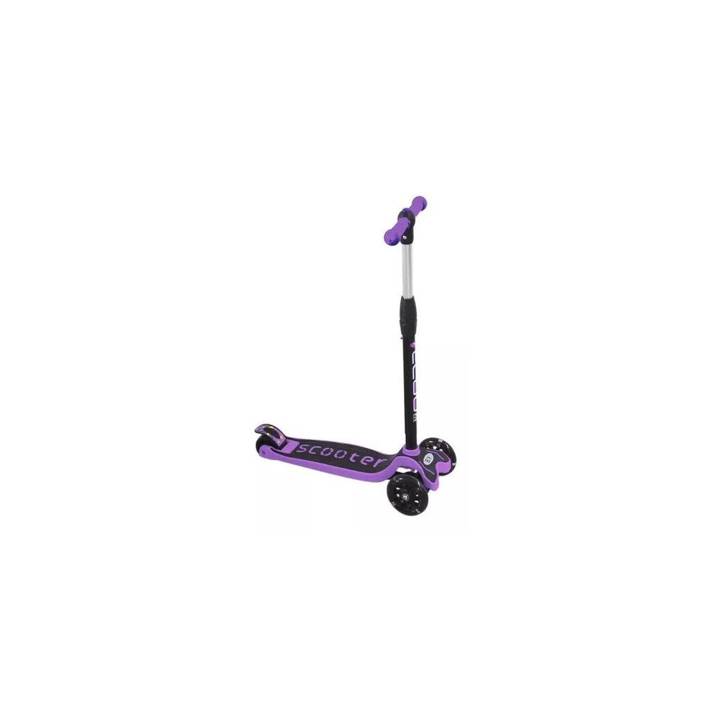 SCOOTER 4 RUEDAS CON LUZ, PURPLE