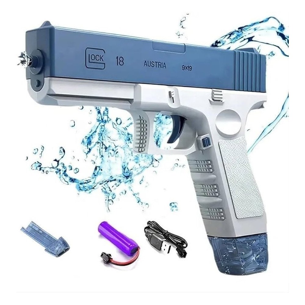Pistola De Agua Eléctrica azul