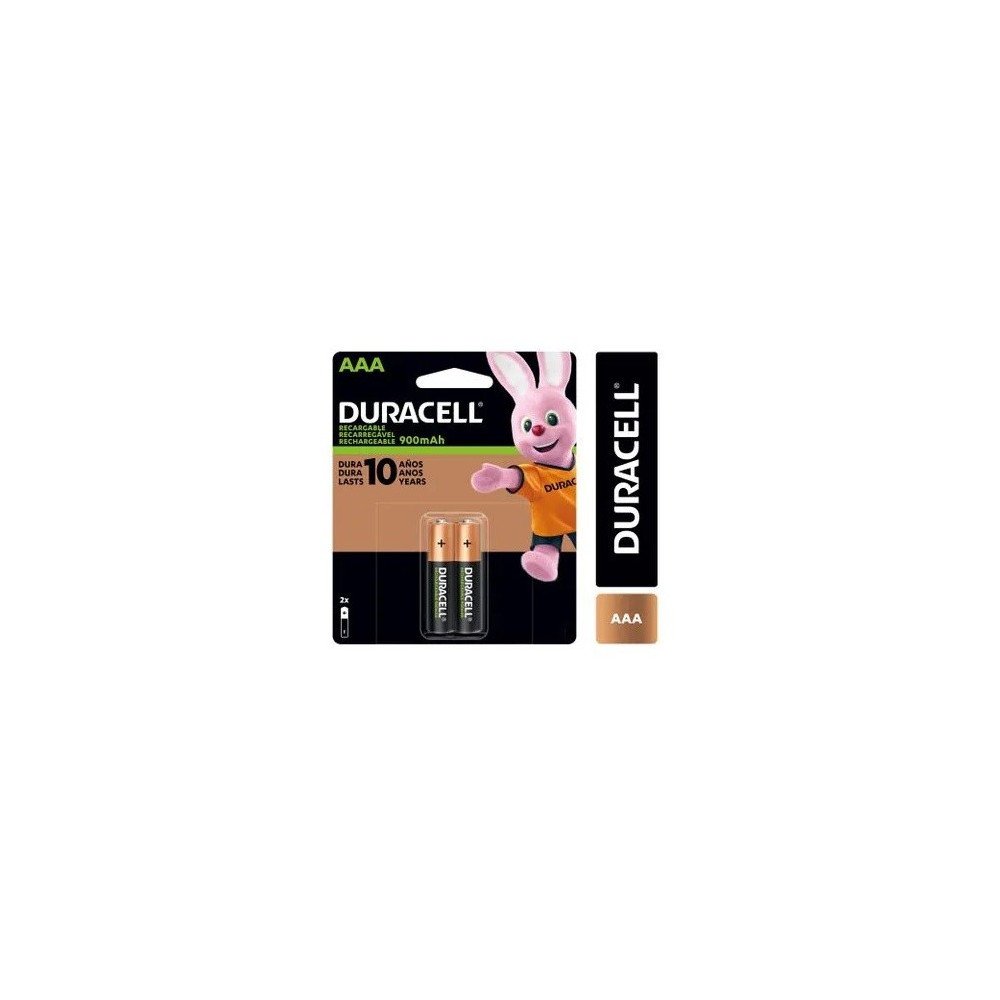 PILA RECARGABLE AAA DURACELL 2 u