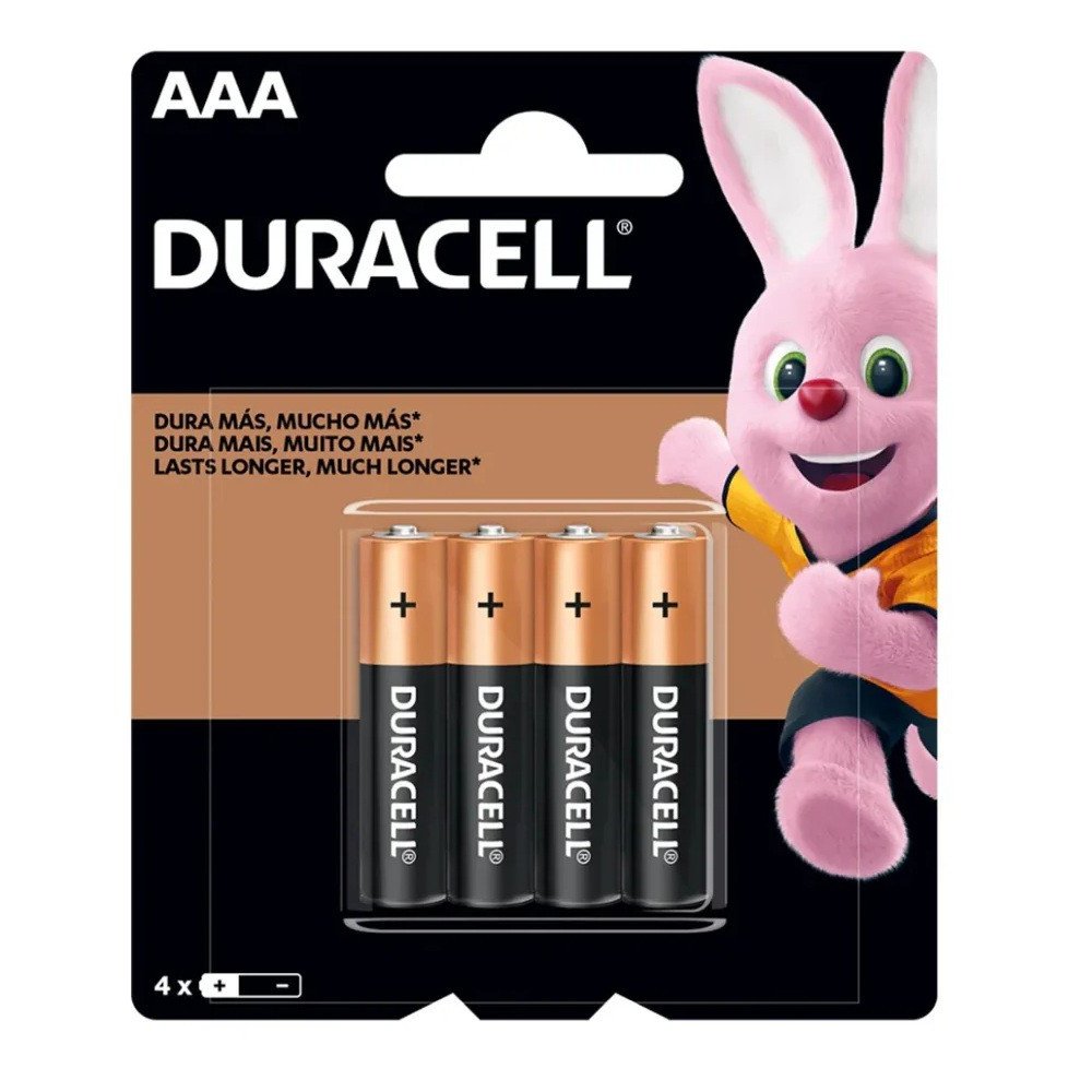 PILA DURACELL AAA 4 PILAS