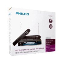 Pack de 2 Microfonos Inalambricos PRO VHF WM-787 Audio HD