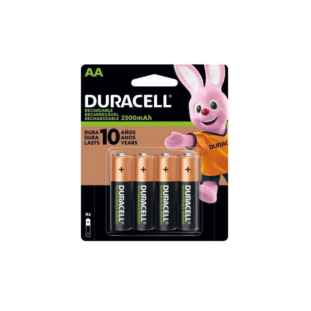 PACK 4 PILAS AA RECARGABLES DURACELL | Inicio