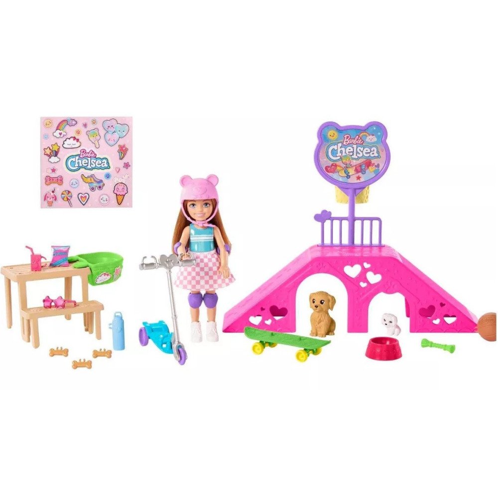 Muñeca Barbie Chelsea y accesorios, juego de skatepark Chile
