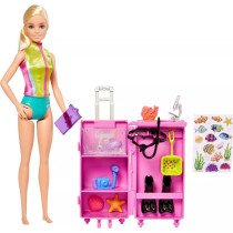 Muñeca Barbie Carreras Bióloga Marina Rubia | Inicio