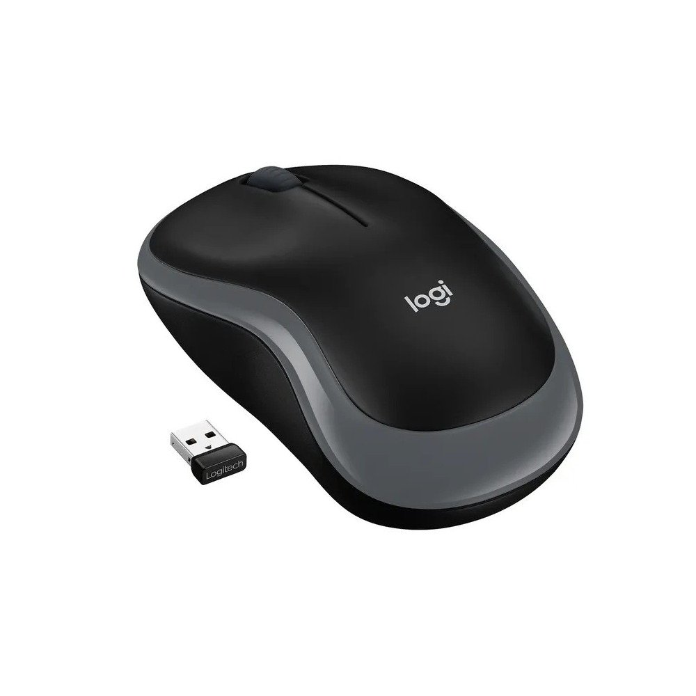 Mouse LOGITECH Inalámbrico Óptico M185 Negro | Inicio