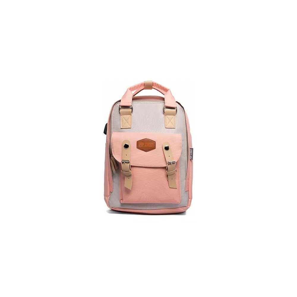 Mochila Pop Street Escolar Day College Rosa | Inicio