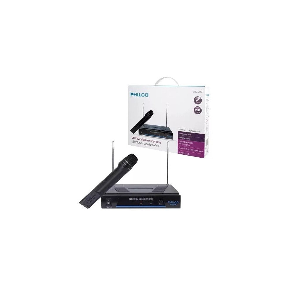 Micrófono inalámbrico Philco VHF WM700 | Inicio