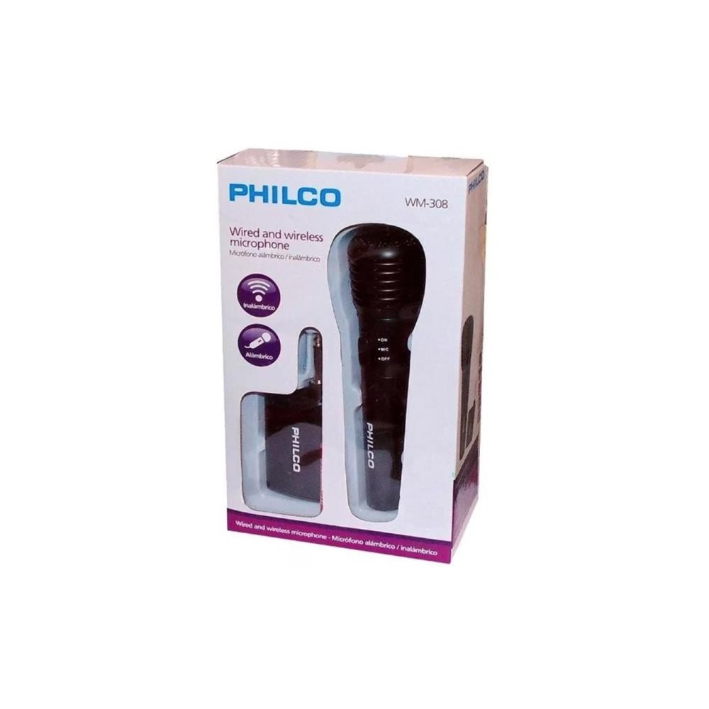 Micrófono Alámbrico/Inalámbrico Philco WM308 | Inicio