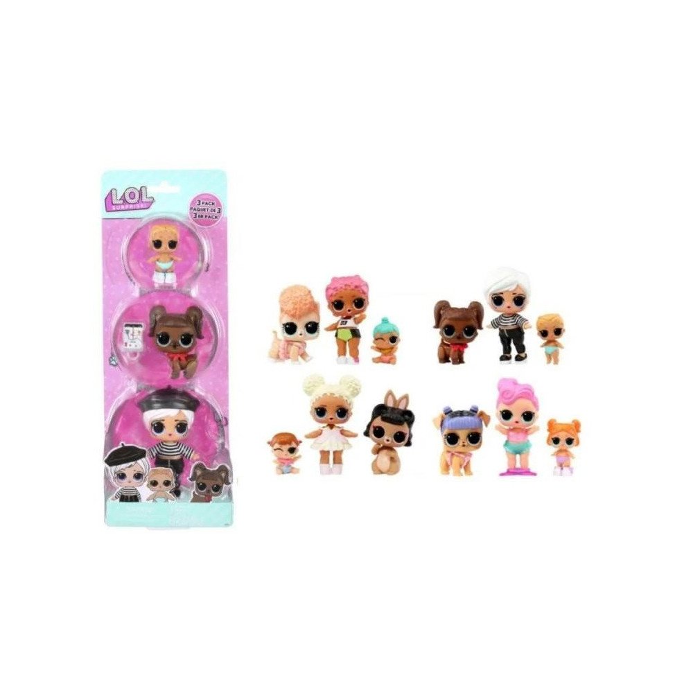 LOL Surprise Opp Tot + Pet + Lil Sis 3-Pack