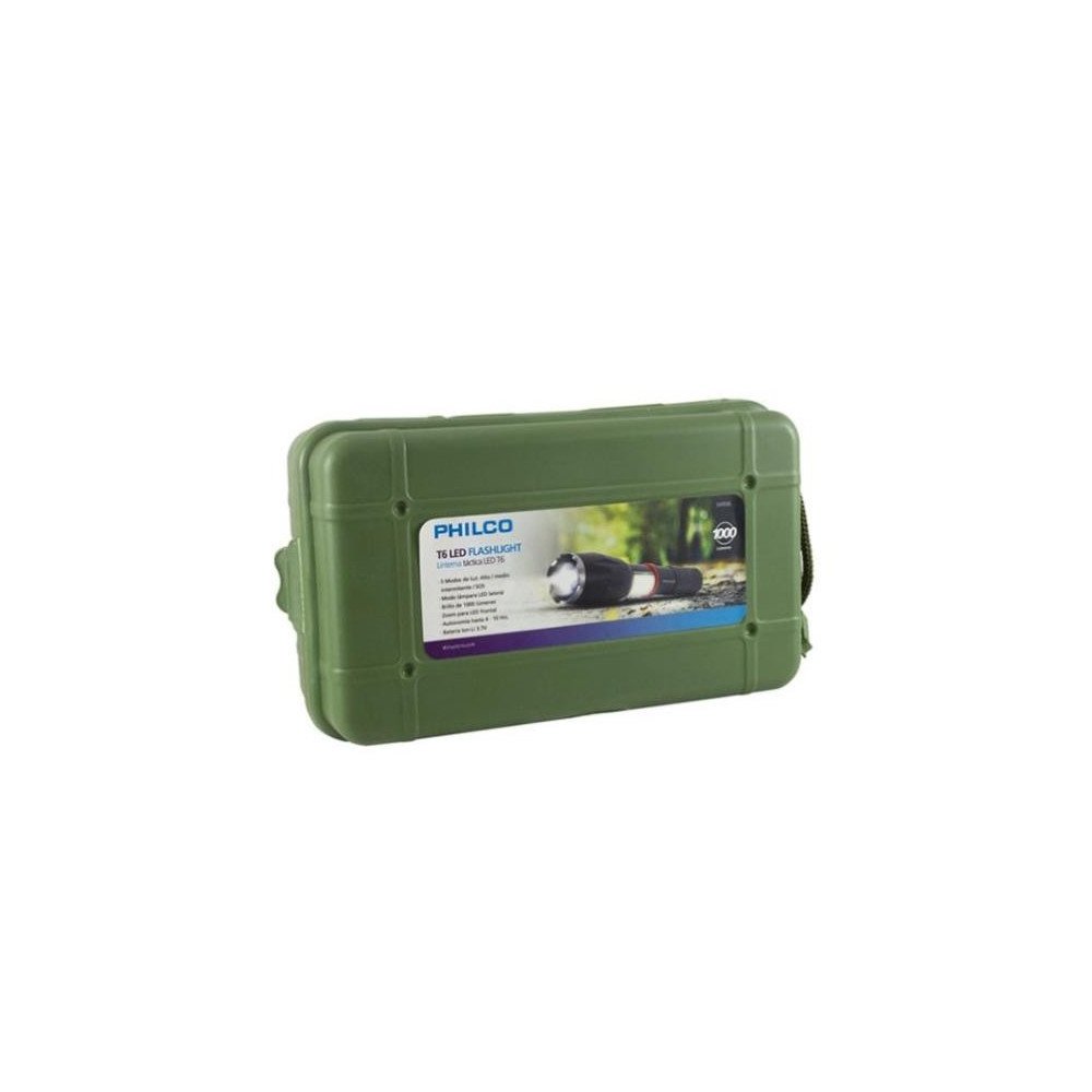 Linterna Led Táctica Recargable Philco SW-936