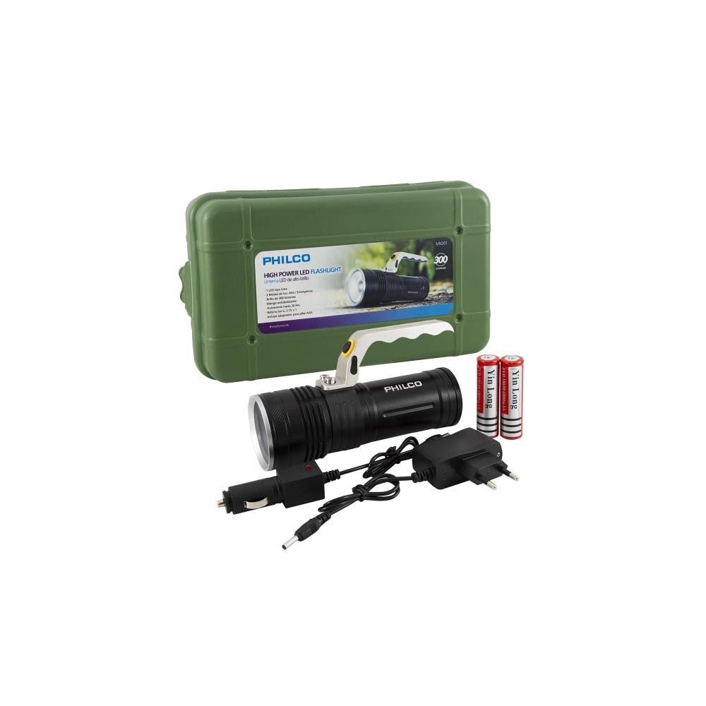 Linterna Led Recargable Tipo Cree Alto Brillo