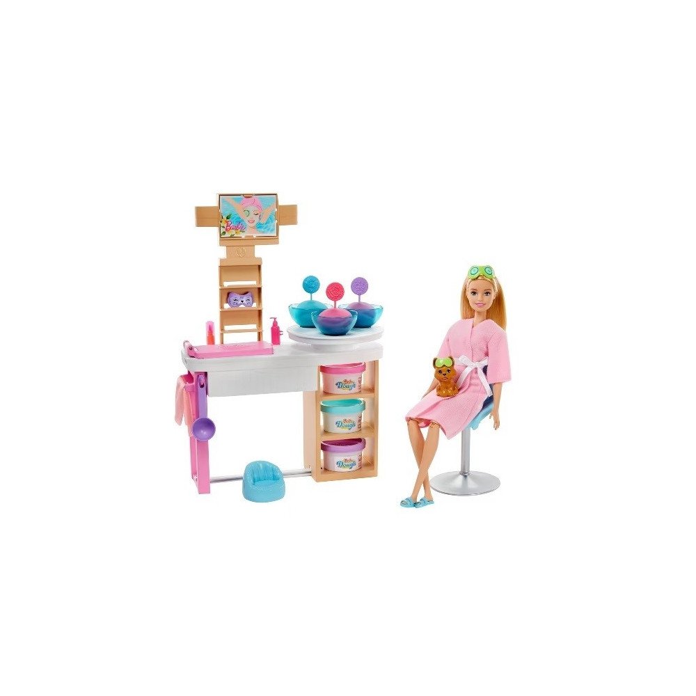 Juego de mascarilla facial para un día de spa de Barbie