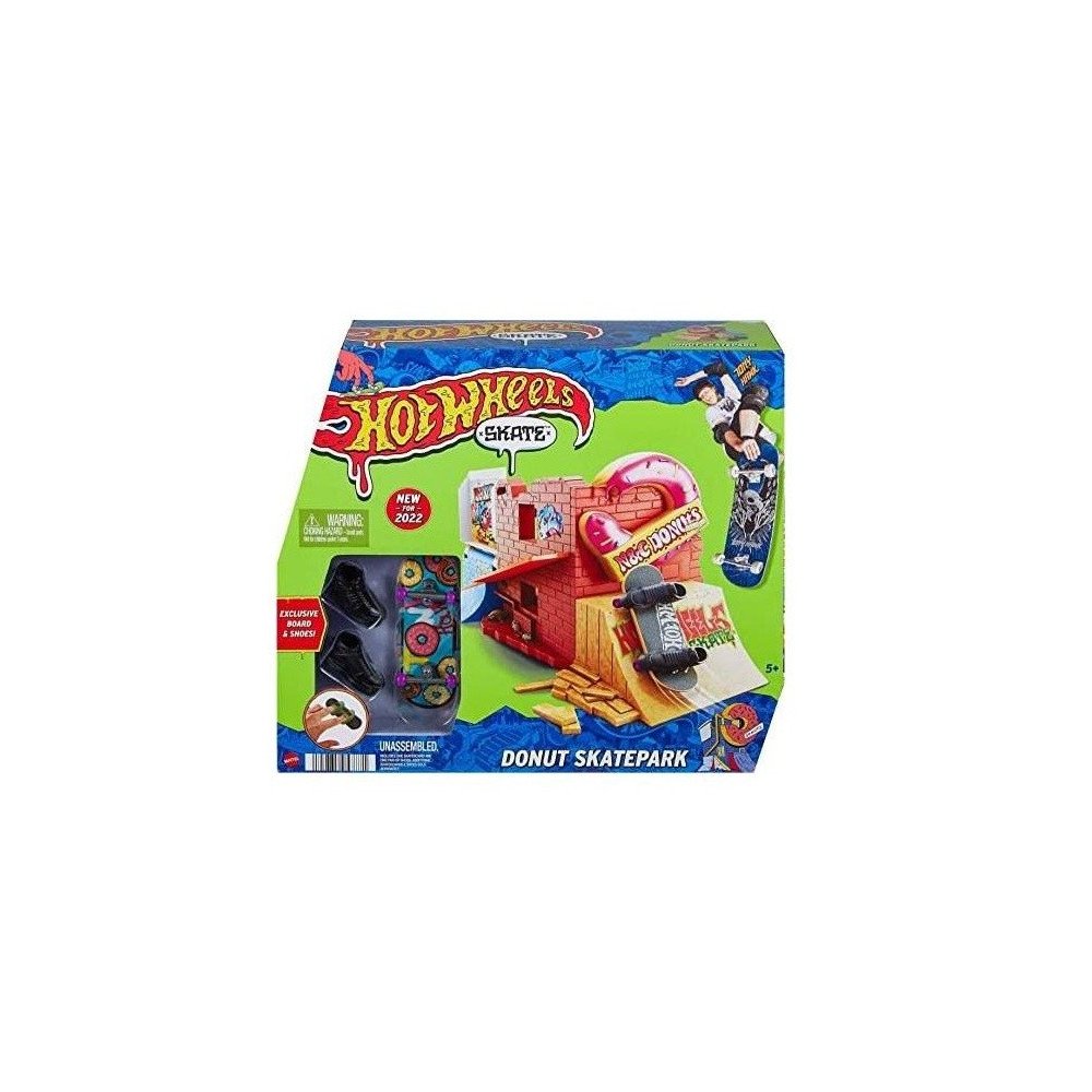 Hotwheels Skate Drop in Set: Donut Skatepark