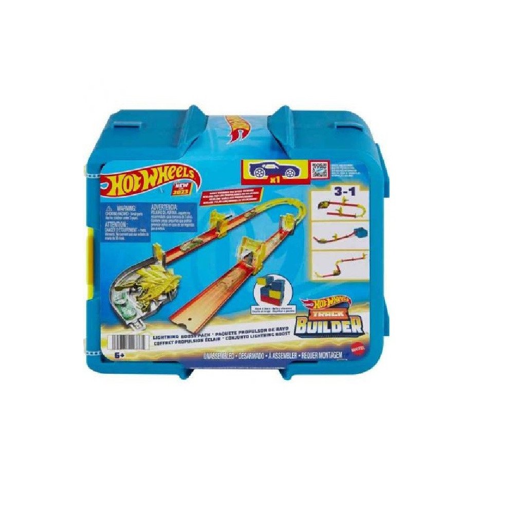 Hot Wheels Track Builder Pack Velocidad del Rayo