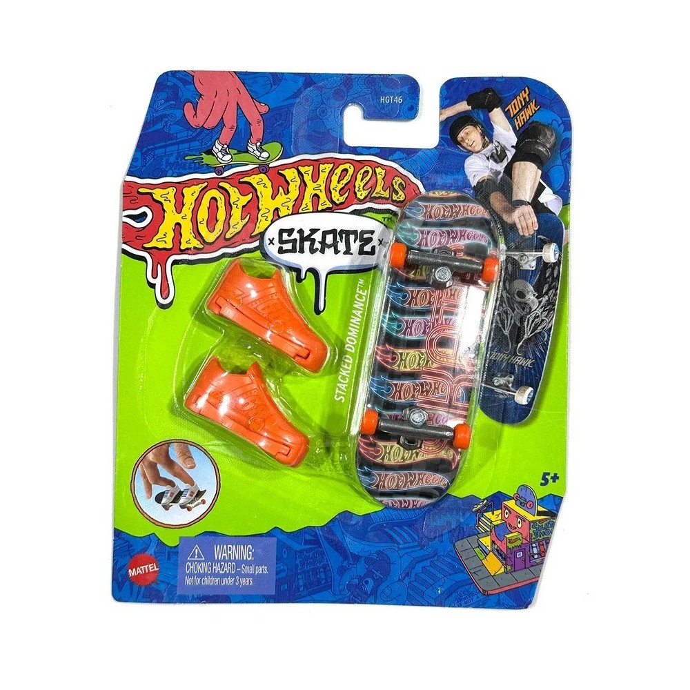 Hot Wheels Skate Fingerboard Tony Hawk Stacked Dominance in White